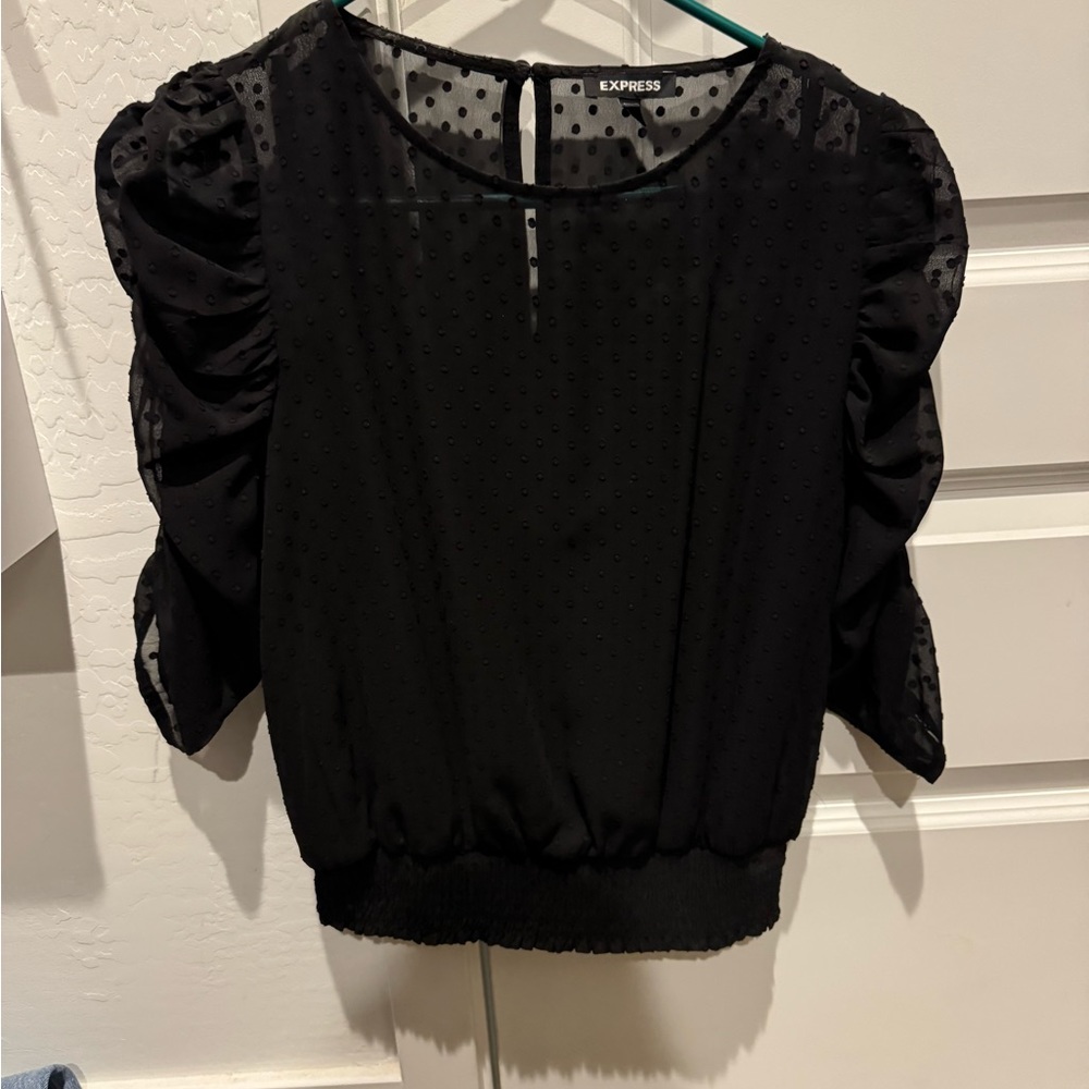 Express Black Women's Top